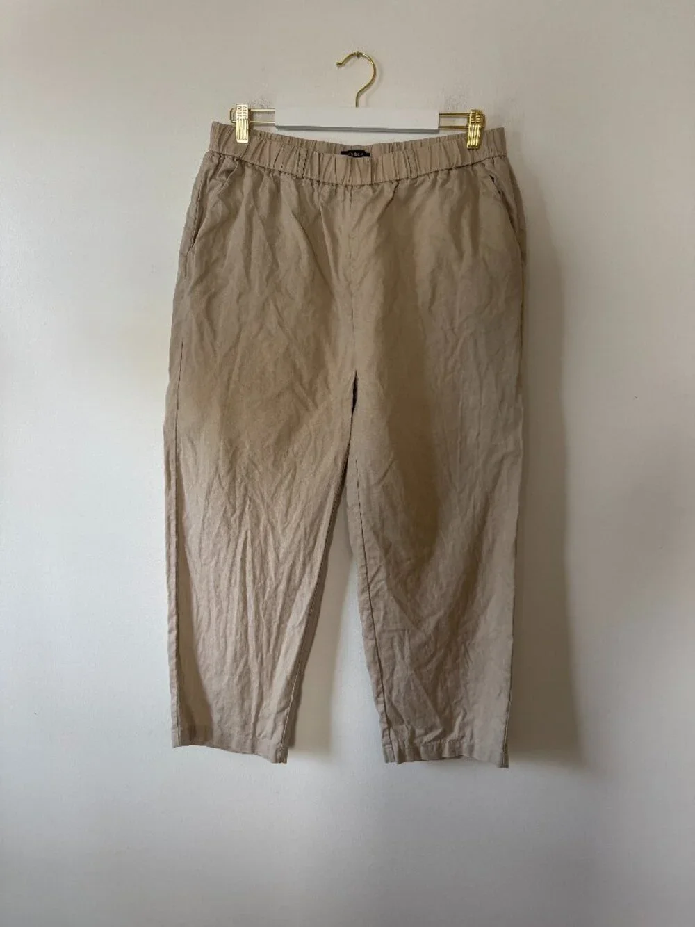 Quince 100% European Linen Pants in Driftwood